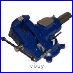Yost 5-1/8Multi Jaw Rotating Combination Pipe+Bench Vise 360 Degree Swivel Base