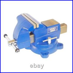 Yost Bench Vise 8 W Jaw Heavy-Duty Utility Swivel Base Deep Grip Machinist Jaws