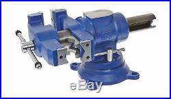 Yost Bench Vise Heavy Duty Multi Jaw Rotating 360 Degree Swivel Base Head 1 Pack