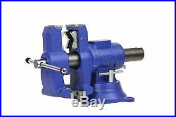 Yost Bench Vise Heavy Duty Multi Jaw Rotating 360 Degree Swivel Base Head 1 Pack