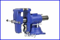 Yost Bench Vise Heavy Duty Multi Jaw Rotating 360 Degree Swivel Base Head 1 Pack