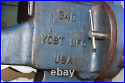Yost USA workbench vise 34C Combination vice WITH pipe jaw Swivel Base Cast Iron
