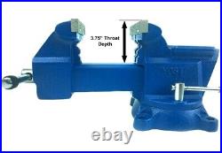 Yost Vises Model 465 Heavy-Duty 6.5 Combo Pipe and Bench Vise with Swivel Base
