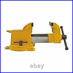 Yost Vises Model 910-HV Workshop Vise High Visibility All Steel Yellow 10in