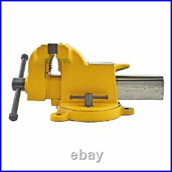 Yost Vises Model 910-HV Workshop Vise High Visibility All Steel Yellow 10in