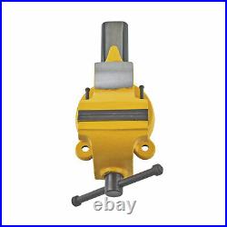 Yost Vises Model 910-HV Workshop Vise High Visibility All Steel Yellow 10in