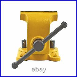 Yost Vises Model 910-HV Workshop Vise High Visibility All Steel Yellow 10in