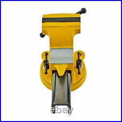 Yost Vises Model 910-HV Workshop Vise High Visibility All Steel Yellow 10in