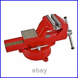 Yost Vises Model ADI-4 Bench Vise Austempered Ductile Iron Swivel Base 4in Red