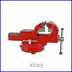 Yost Vises Model ADI-4 Bench Vise Austempered Ductile Iron Swivel Base 4in Red