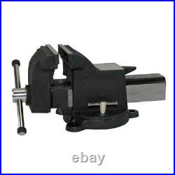 Yost Workshop Bench Vise 10 in. All Steel Utility 2-Lockdown Swivel Base Steel